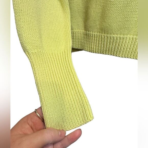 One Grey Day NWT Ombré Knit Pullover Hoodie in Pink/Yellow Size Small - Picture 3 of 7